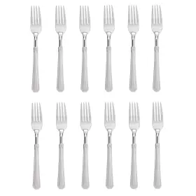 5281153 Pfaltzgraff Providence Glossy 18/10 Stainless Dinner Fork Set Of Twelve