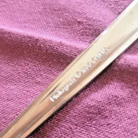 553011 Pfaltzgraff Stainless 3 Teaspoons Mabel Pattern Flatware 6 1/2 Inch Glossy #553011 #3