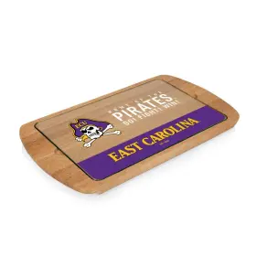 911-01-505-874-0 Picnic Time Ncaa East Carolina Pirates Billboard Glass Top Cheese Board Serving Platter