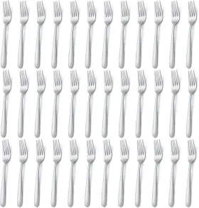 Pleafind 445042259284 36-piece Dinner Forks Set 8 Inch Stainless Steel Silverware M