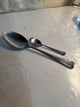 Present Mount Vernon 225072268688 Stainless By Vernonjapan Serving Spoon&small Spoonjapan