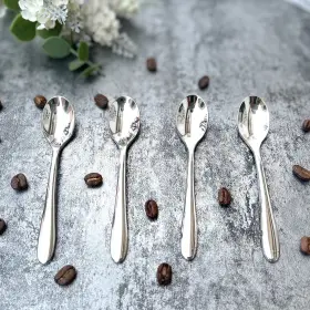 Pretihome 792966622784 Demitasse Coffee Spoon Set Of 4 Espresso Dessert Small Tea Stainless S