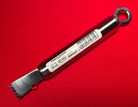 12714 R Sle 18/10 Edestahl Stainless Steel Zester With Canelle Cocktail Tool 6.3 Inch Euc