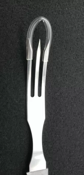 R122 Rada Cutlery 082449001251 Three Pronged Granny Fork 8 Inch Stainless Steel Made In Usa #3