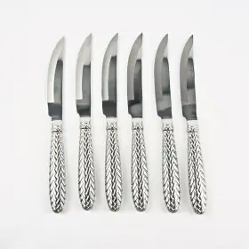 09300170 Ralph Lauren Flatware Equestrian Braid Individual Steak Knives 6-cnt Stainless #2