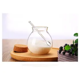 Rddconkit 616814550510 4 Pcs Clear Glass Stirring Teaspoons Coffee Spoon Rod Mixing Tea Stirre #2