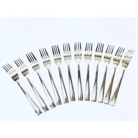 Lc190-002 Red Vanilla Lc190-002/12 Angle Dinner Fork Set / 12