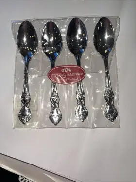 Reed & Barton 034641036265 And Heritage Mint Ltd Duchess Of Marlborough 4 Piece Soup Spoons