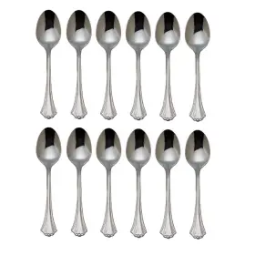 8180001-12 Reed & Barton And Country French 18/10 Stainless Steel 6 Inch Teaspoon Set Of Twelve
