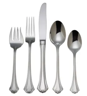 8180805 Reed & Barton And Country French Stainless 5pc Place Setting Service For One / No