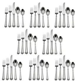 8270805-8 Reed & Barton And Allora 18/10 Stainless Steel 40pc Flatware Set Service For Eight