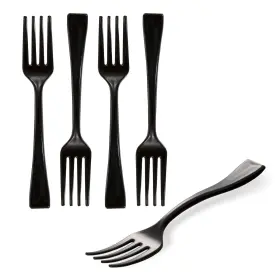 Rwp0057b Restaurantware 4 Inch Mini Forks 500 Disposable Tiny - Heavy-duty Pair