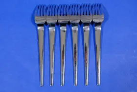 Rtr34 Retroneu 6 X Everyday Stainless Dinner Forks 8 Inch Korea #2