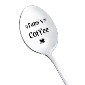 Rftwxhpn 797447689324 Papa Coffee Spoon Funny Gift From Grandkid Christmas Engraved Stainless Steel