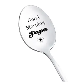 Rftwxhpn 797447689447 Christmas Birthday Gifts Spoons For Papa From Granddaughter Grandson Good Mor
