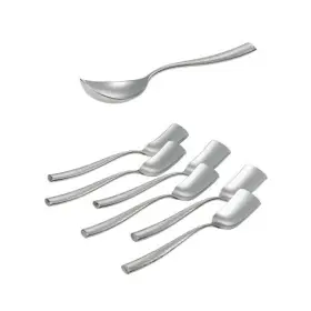 10972 Ricci Argentieri Anvil 18/10 Stainless Steel 7pc. Ice Cream Set