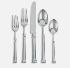 Ricci 644907075008 Argentieri Bramasole 20pc Flatware Set Service For 4 Stainless Steel Italy