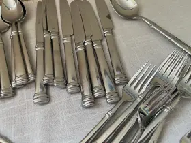 7505 Ricci Argentieri Bramasole Shiny Five Place Settings Serving Extra 36 Piece #3
