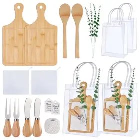Rigibright Rg-yyr-28 Baby Shower Prizes For Game Winners Wooden Square Cheese Board