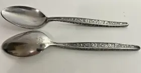 Rif27 Riviera Lot Roses 2 Tablespoon Serving Spoons Stainless Flatware Japan