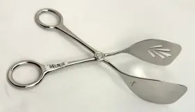 Robert Welch 7132173 Kingham Scissor Handle Tongs Mirror Finish Elegant New Large