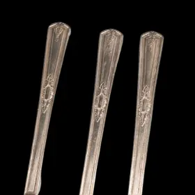 1926 Roberts & Belk And Sheffield England 3 Luncheon Knives Vintage Lyric I Pattern #2