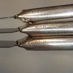 1926 Roberts & Belk And Sheffield England 3 Luncheon Knives Vintage Lyric I Pattern #3
