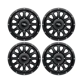 Rt111-15x7-4137-5 Rocktrix 2-mb-1 Rt111 15in Wheels 15x7 4x137 5 2 Offset Atv Utv Sxs Rims Compatib