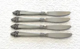 Rogers Srb51 4 Stanley Roberts Stainless Dinner Knives Free Shipping