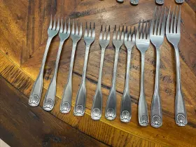Srb3 Rogers / Stanley Roberts Stainless Flatware 32 Pc #2