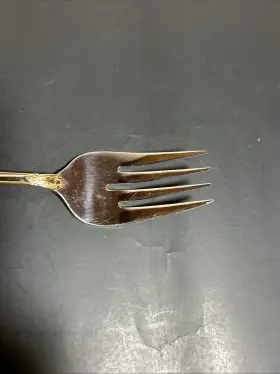 854758 Royal Albert 18/10 Fork Old Country Roses Stainless Meat Mint #3