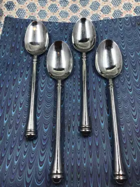 4-soup Royal Doulton Rdf3 Stainless Pattern -set Of Spoons