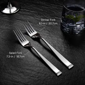 Royalrose 711181598940 Alexander 7.3 Inch Salad Fork Set Of 4 18/10 Stainless Steel Dishwasher Safe #3