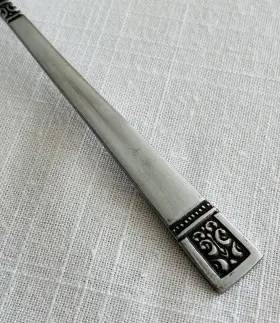 Rln1 Royalton Stainless Korea 3 Teaspoons Satin Black Accent On Tip #2