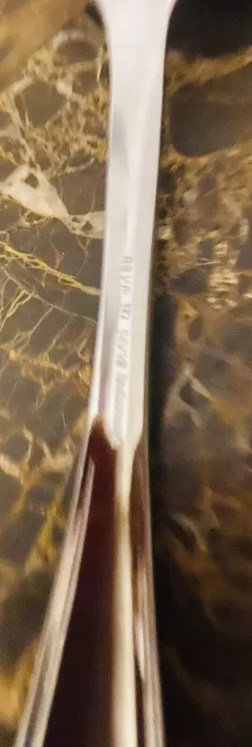 Rxv5 Rsvp Beaded 18/10 Glossy Stainless Flatware 6 Teaspoons #3