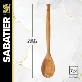 Sabatier 024131284627 Spoon 13.76 X 2.72 0.83 Inches Wood #2