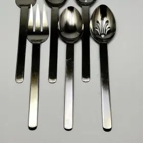 Sb18 Sabatier Stainless Steel Glossy 6pc Hostess Serving Pieces Flatware #2