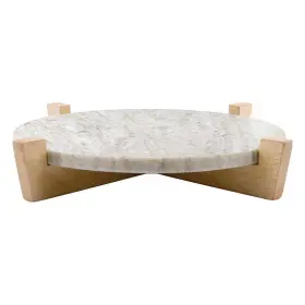 R0178 Santa Barbara Design Studio Charcuterie Boards For Cheese Meat And Fruit Marble Board On Mango Wood Sta