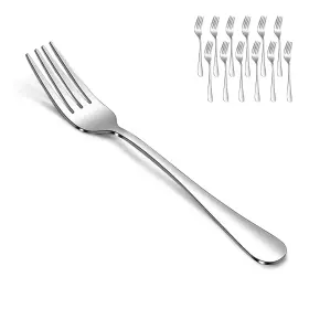 Santuo-1010-12p-sanhaocha Santuo Dessert Forks Set - 12-piece Stainless Steel Salad Cream Fork Flatware