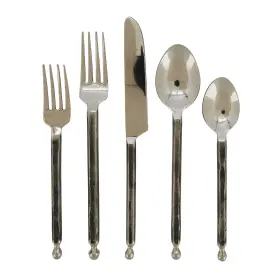 Saro Lifestyle 789323415271 Stainless Steel Flatware Set Of 5