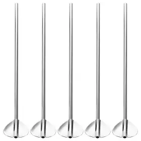0q48q01yh28q1v93oqhr7x5 Showeroro 6pcs Stainless Steel Filter Straw Spoons 21.5x3.2cm Silver