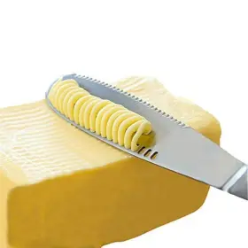Simple Preading 652671407628 Stainless Steel Butter Spreader Knife - 3 In 1 Kitchen Gadgets