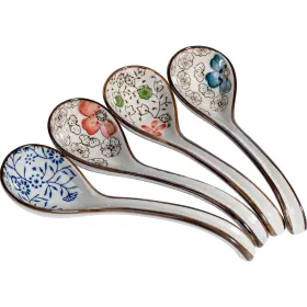 8541928914 Sisims Ceramic Soup Spoon 4 Pcs Hand-made