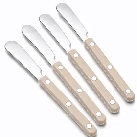 Siutco 78-jdi 4pcs Stainless Steel Butter Knives Set 6.3 Inch Cheese Spreader 304 Stainles