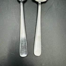 S0001 Sohnaco S001 Stainless Casserole Spoon And Cold Meat Fork Solid Japan Lot Of 2 #2