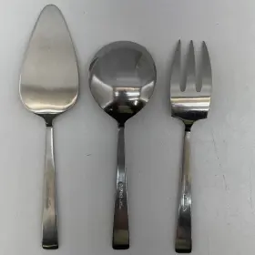 Sol5 Sola G-sola-z Flatware Mixed Lot Of Cake Server Dessert Fork And Spoon Plain Handle #2
