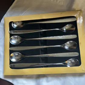 123226 Solingen Stainless Steel 18/10 Flatwear -germany-ice-tea Spoons 6