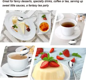43205-38513 Songziming Demitasse Espresso Spoons Mini Coffee Spoon 18/10 Stainless Steel S #3