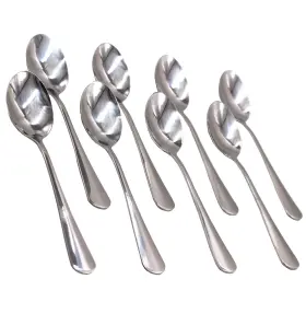 Spadorive 723610458824 Pack Of 15 - Stainless Steel Extra-fine 6.7 Inches Hard To Bend Table Teaspoo