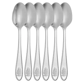 Spode 749151761377 Christmas Tree Cocktail Spoons - Festive Flatware Set For 6 Desse